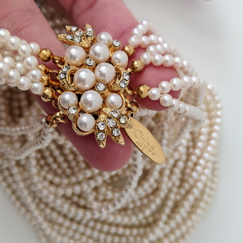 Chloe Pearl Necklace - Picture 4 of 5